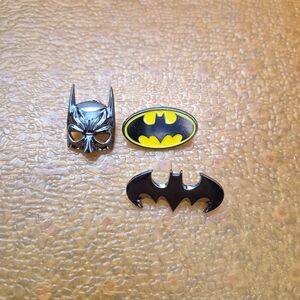 Set Of 3 Batman Pin